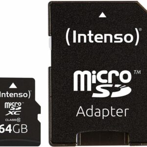 MEMORY MICRO SDXC 64GB C10/W/ADAPTER 3413490 INTENSO  3413490 4034303017973