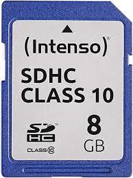 MEMORY SDHC 8GB C10/3411460 INTENSO  3411460 4034303016051