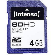 MEMORY SDHC 4GB C10/3411450 INTENSO  3411450 4034303016037