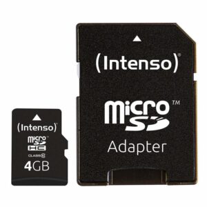 MEMORY MICRO SDHC 4GB C10/W/ADAPTER 3413450 INTENSO  3413450 4034303016099