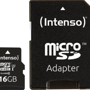 MEMORY MICRO SDHC 16GB C10/W/ADAPTER 3433470 INTENSO  3433470 4034303022304