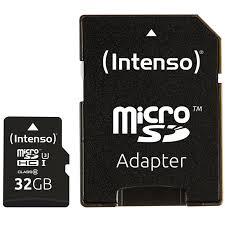 MEMORY MICRO SDHC 32GB C10/W/ADAPTER 3433480 INTENSO  3433480 4034303022335