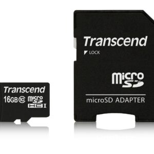 MEMORY MICRO SDHC 16GB W/ADAPT/CLASS10 TS16GUSDHC10 TRANSCEND  TS16GUSDHC10 760557817888
