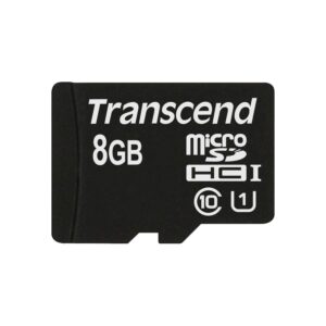 MEMORY MICRO SDHC 8GB W/ADAPT/UHS-I C10 TS8GUSDU1 TRANSCEND  TS8GUSDU1 760557824954