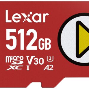 MEMORY MICRO SDXC 512GB UHS-I/PLAY LMSPLAY512G-BNSNG LEXAR  LMSPLAY512G-BNSNG 843367137237