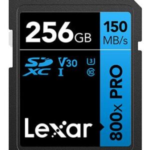 MEMORY SDXC 256GB UHS-I/LSD0800P256G-BNNNG LEXAR  LSD0800P256G-BNNNG 843367130153