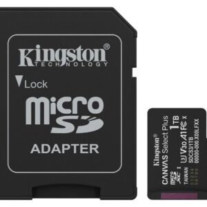 MEMORY MICRO SDXC 1TB UHS-I/W/ADAPTER SDCS3/1TB KINGSTON  SDCS3/1TB 740617348606