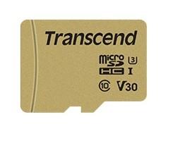 MEMORY MICRO SDHC 16GB W/ADAPT/UHS-I TS16GUSD500S TRANSCEND  TS16GUSD500S 760557841210