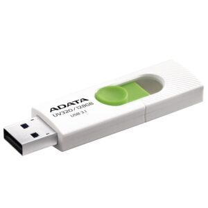 MEMORY DRIVE FLASH USB3 128GB/WHITE AUV320-128G-RWHGN ADATA AUV320-128G-RWHGN 4713218462855