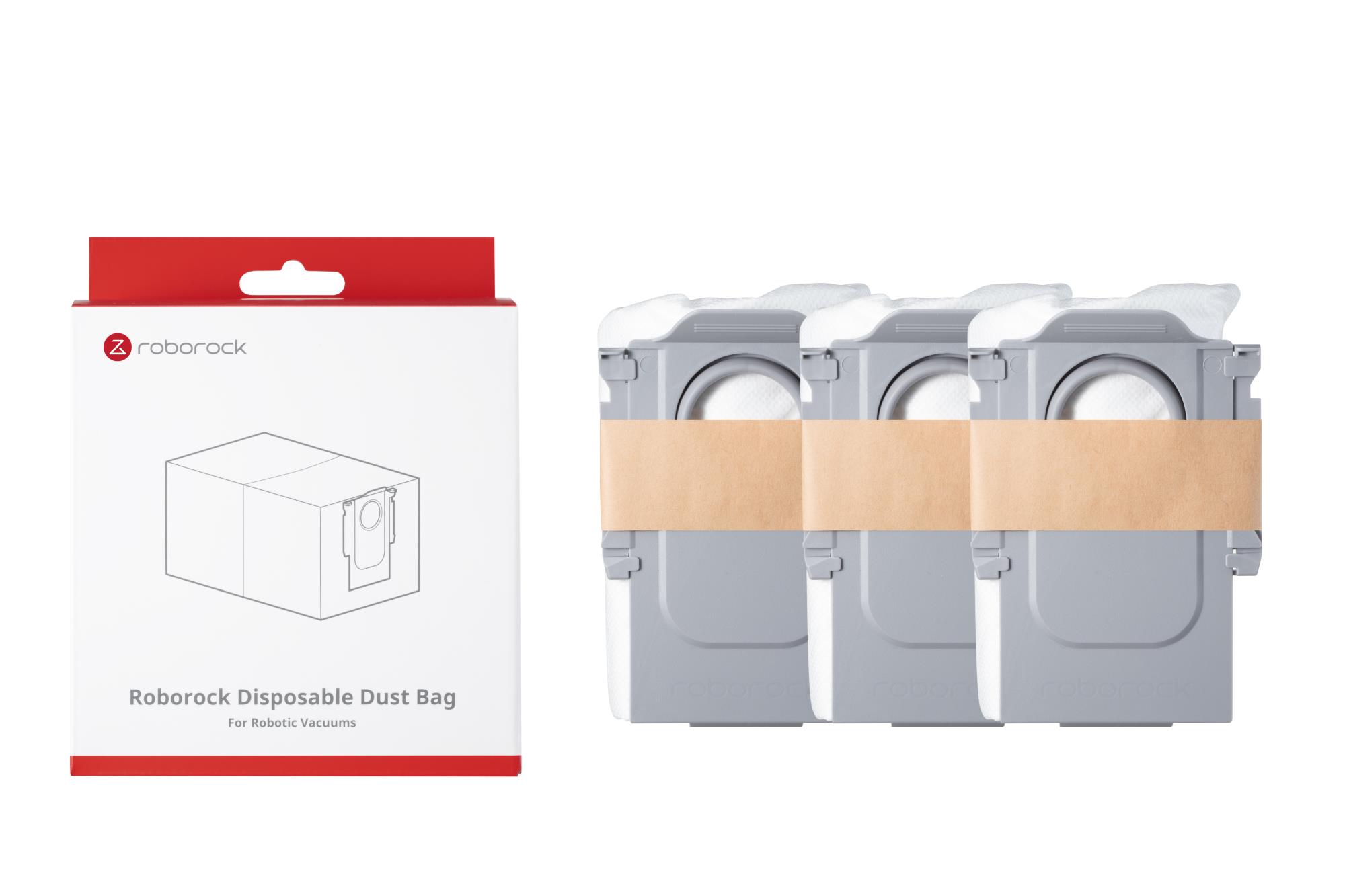 Vacuum Cleaner Accessory ROBOROCK Disposable Dust bag For Qrevo/Qrevo MaxV/S8 MaxV Ultra/Qrevo S/Qrevo Pro/Qrevo Plus/Qrevo Curv/Qrevo Edge/Saros 10R/Saros Z70/Saros 10/Vivian S/Vivian SC/QR 798/Qrevo 5AE/Qrevo Curv 5A1/Qrevo Edge 5V1/QR 798/Qrevo Curv 2 Pro/Qrevo C Pro/Qrevo Curv 2 Flow/Saros 20R 8.02.0454 8.02.0454 6936905903556