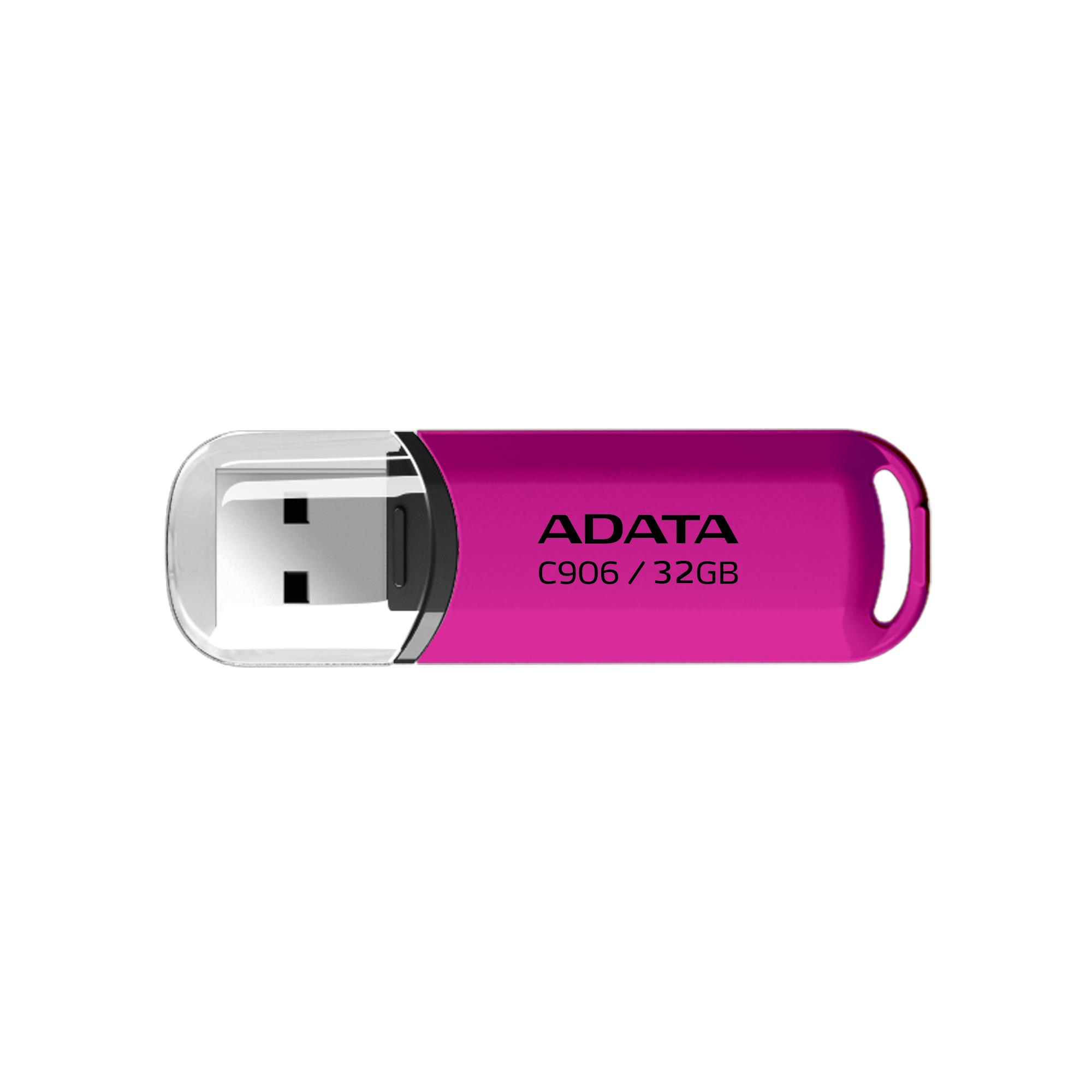 MEMORY DRIVE FLASH USB2 32GB/PINK AC906-32G-RPP ADATA AC906-32G-RPP 842243031423