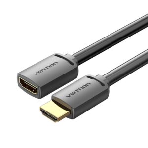 CABLE HDMI MALE/FEMALE 4K/1M BLACK AHCBF VENTION  AHCBF 6922794766853