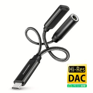 SOUND CARD ADAPTER USB-C/3.5MM/HI-RES DAC ADA-HCPD AXAGON ADA-HCPD 8595247908759