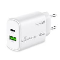 POWER ADAPTER USB/USB-C 25W/FAST MRMA112-2 MEDIARANGE  MRMA112-2 4260664878421