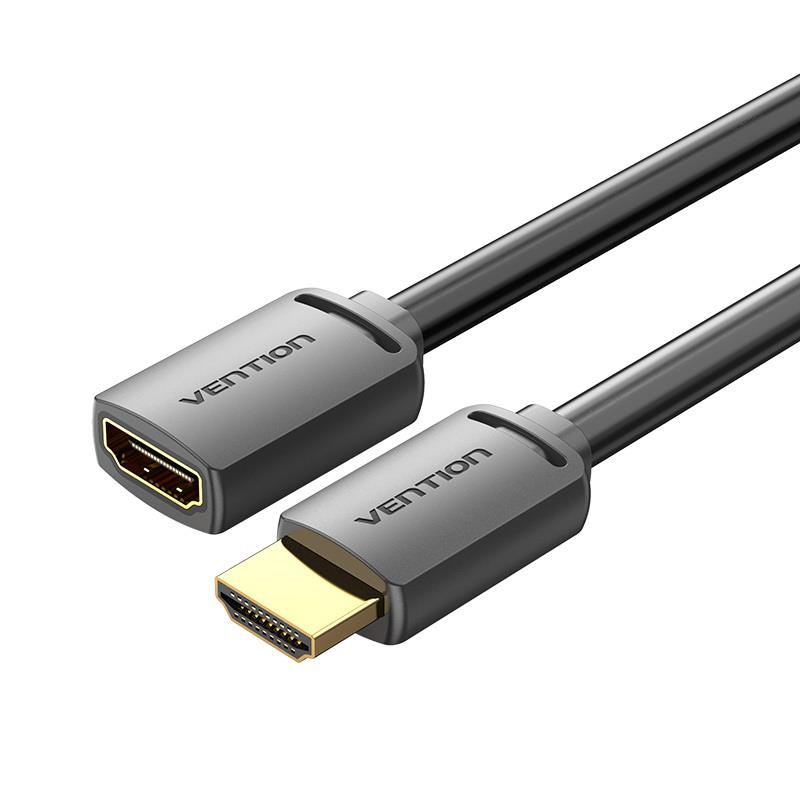 CABLE HDMI MALE/FEMALE 4K/2M BLACK AHCBH VENTION AHCBH 6922794766877