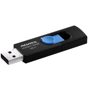 MEMORY DRIVE FLASH USB3.1 64GB/BLACK AUV320-64G-RBKBL ADATA  AUV320-64G-RBKBL 4713218462824