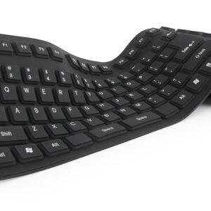 KEYBOARD FLEXIBLE USB ENG/BLACK KB-109F-B GEMBIRD  KB-109F-B 8716309054850