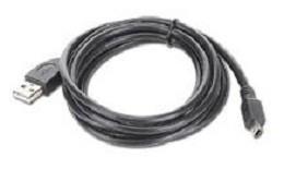 CABLE USB2 AM-MINI 1.8M BLACK/CCP-USB2-AM5P-6 GEMBIRD CCP-USB2-AM5P-6 8716309042017