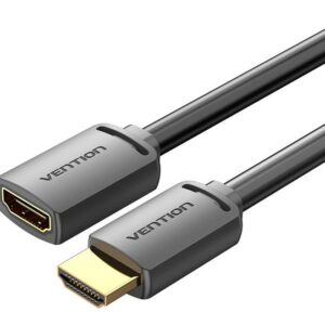 CABLE HDMI MALE/FEMALE 4K/0.5M BLACK AHCBD VENTION  AHCBD 6922794766846