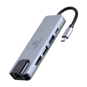 I/O ADAPTER USB-C TO HDMI/USB3/5IN1 A-CM-COMBO5-04 GEMBIRD A-CM-COMBO5-04 8716309124270