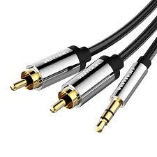 CABLE AUDIO 3.5MM TO 2XRCA/1.5M BCFBG VENTION  BCFBG 6922794734357