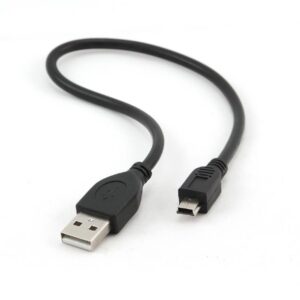 CABLE USB2 AM-MINI 30CM BLACK/CCP-USB2-AM5P-1 GEMBIRD CCP-USB2-AM5P-1 8716309060738