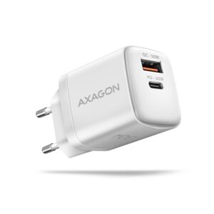 MOBILE CHARGER WALL USB 30W/2PORT WHITE ACU-PQ30W AXAGON  ACU-PQ30W 8595247907110