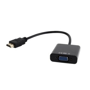 I/O ADAPTER HDMI TO VGA/A-HDMI-VGA-03 GEMBIRD A-HDMI-VGA-03 8716309089784