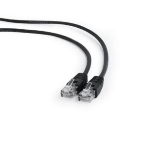 PATCH CABLE CAT5E UTP 0.25M/BLACK PP12-0.25M/BK GEMBIRD PP12-0.25M/BK 8716309074728