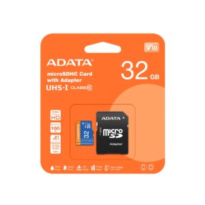 MEMORY MICRO SDHC 32GB W/ADAP./AUSDH32GUICL10A1-RA1 ADATA AUSDH32GUICL10A1-RA1 4713218461926