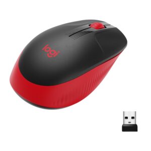 MOUSE USB OPTICAL WRL M190/RED 910-005908 LOGITECH  910-005908 5099206091856