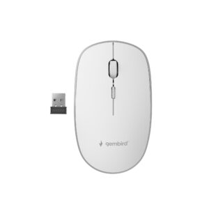 MOUSE USB OPTICAL WRL/WHITE MUSW-4B-01-W GEMBIRD  MUSW-4B-01-W 8716309104159