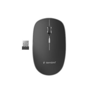 MOUSE USB OPTICAL WRL BLACK/SILENT MUSW-4BS-01 GEMBIRD  MUSW-4BS-01 8716309117425