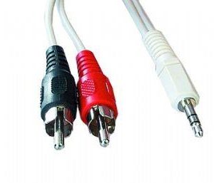 CABLE AUDIO 3.5MM TO 2RCA 2.5M/CCA-458-2.5M GEMBIRD  CCA-458-2.5M 8716309024860