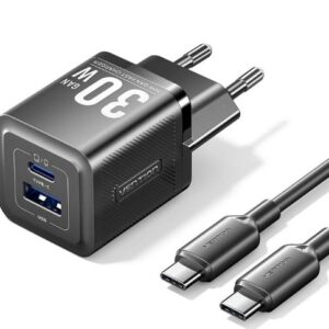 MOBILE CHARGER WALL USB +CABLE/30W 2P TZ-FEQB0-EU-01 VENTION TZ-FEQB0-EU-01 6922794786356