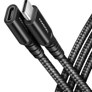CABLE USB-C EXTENSION 0.5M/BLACK BUCM32-CF05AB AXAGON  BUCM32-CF05AB 8595247907356