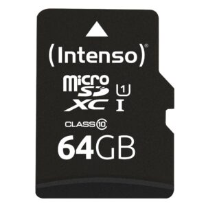 MEMORY MICRO SDXC 64GB UHS-I/W/ADAPTER 3423490 INTENSO  3423490 4034303019861
