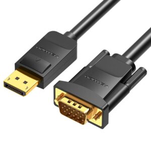 CABLE DP TO VGA 2M/BLACK HBLBH VENTION  HBLBH 6922794746770