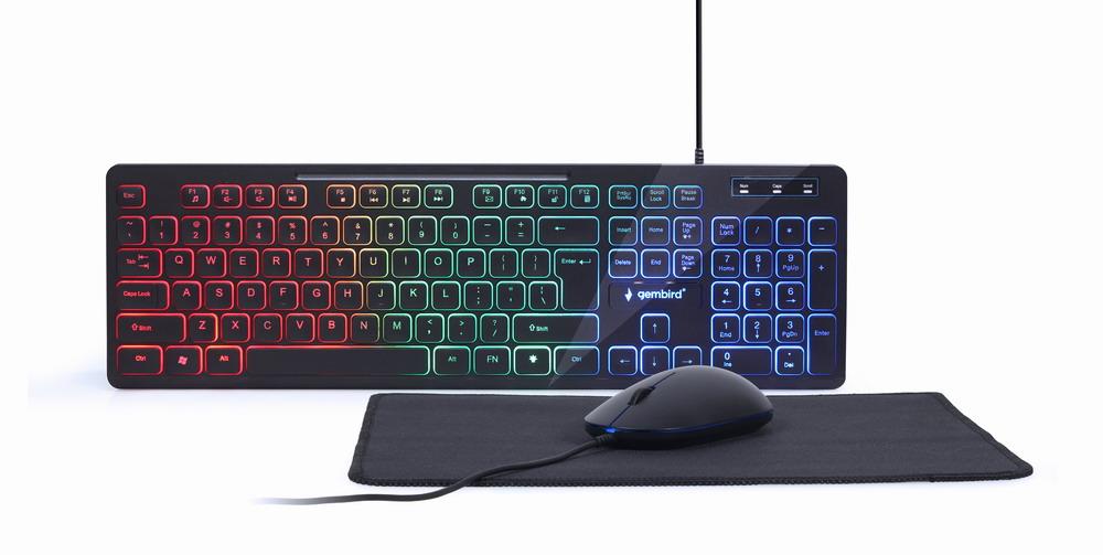 KEYBOARD +MOUSE USB ENG/KBS-UML-01 GEMBIRD KBS-UML-01 8716309120470