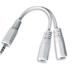 CABLE AUDIO SPLITTER 3.5MM/10CM WHT CCA-415-0.1M GEMBIRD  CCA-415-0.1M 8716309096942