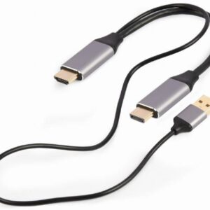 I/O ADAPTER HDMI TO DP/BLACK A-HDMIM-DPM-01 GEMBIRD A-HDMIM-DPM-01 8716309124553