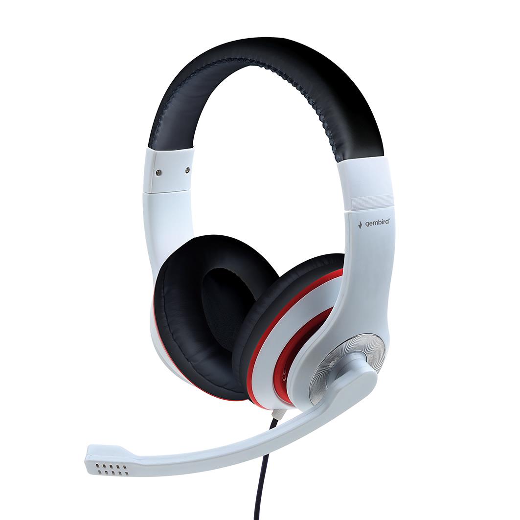 HEADSET STEREO WHITE/MHS-03-WTRDBK GEMBIRD MHS-03-WTRDBK 8716309113663