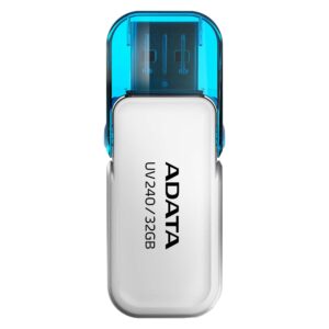 MEMORY DRIVE FLASH USB2 32GB/WHITE AUV240-32G-RWH ADATA  AUV240-32G-RWH 4713218465399