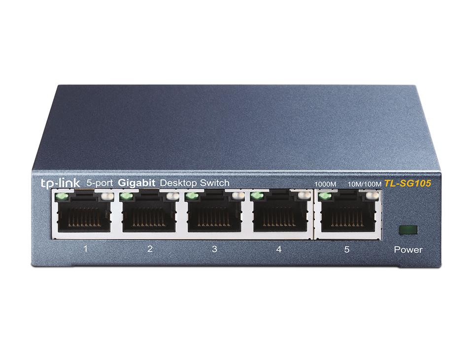 Switch TP-LINK 5x10Base-T / 100Base-TX / 1000Base-T TL-SG105 TL-SG105 6935364021146