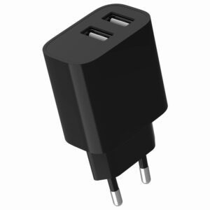 CHARGER USB UNIVERSAL BLACK/2P TA-UC-2A12-01-BK GEMBIRD TA-UC-2A12-01-BK 8716309130530