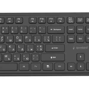 KEYBOARD +MOUSE WRL CYRILLIC/BK KBS-WPS-01-CYRL GEMBIRD KBS-WPS-01-CYRL 8716309137010