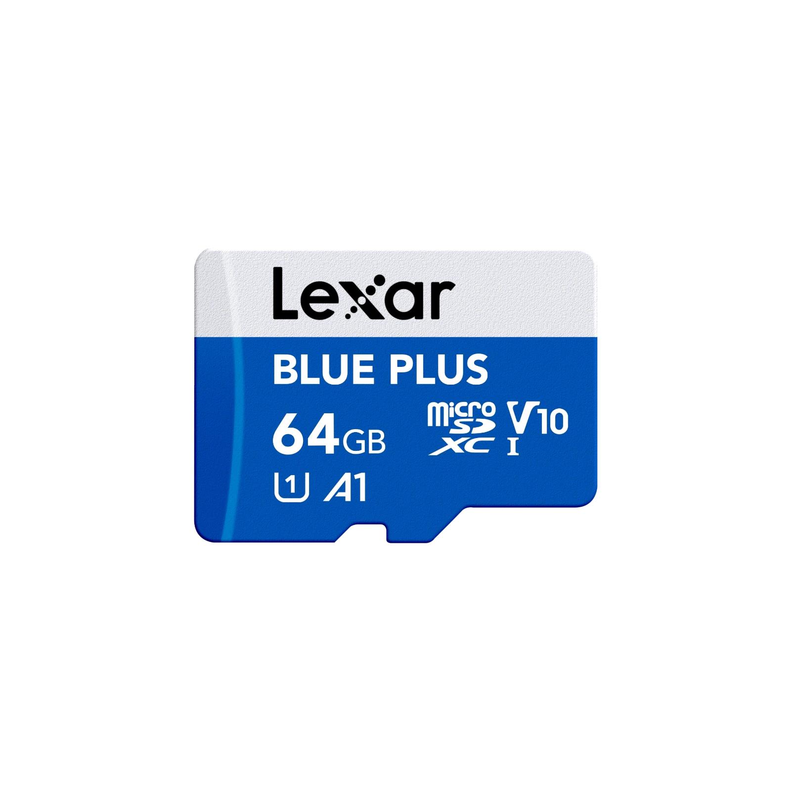 MEMORY MICRO SDXC 64GB UHS-I/W/A LMSBLPL064G-BNANG LEXAR LMSBLPL064G-BNANG 843367139866