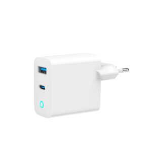 CHARGER USB 65W 2PORT/TA-UC-PDQC65L-W-01 GEMBIRD  TA-UC-PDQC65L-W-01 8716309129602