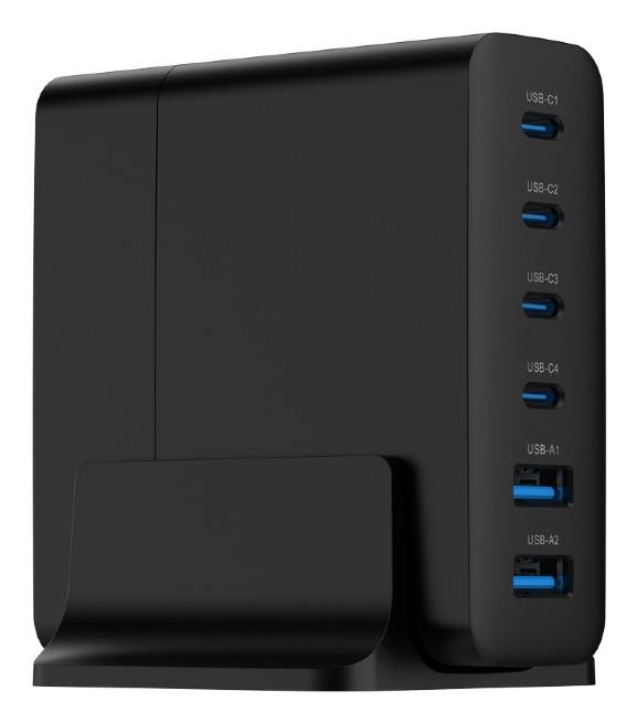 CHARGER USB UNIVERSAL 6P 75W/TA-UC-2A4C-PD75-01-BK GEMBIRD TA-UC-2A4C-PD75-01-BK 8716309133876