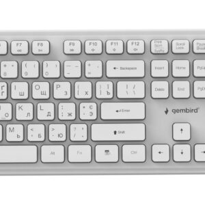 KEYBOARD +MOUSE WRL CYRILLIC/WH KBS-WPS-01-W-CYRL GEMBIRD KBS-WPS-01-W-CYRL 8716309137034
